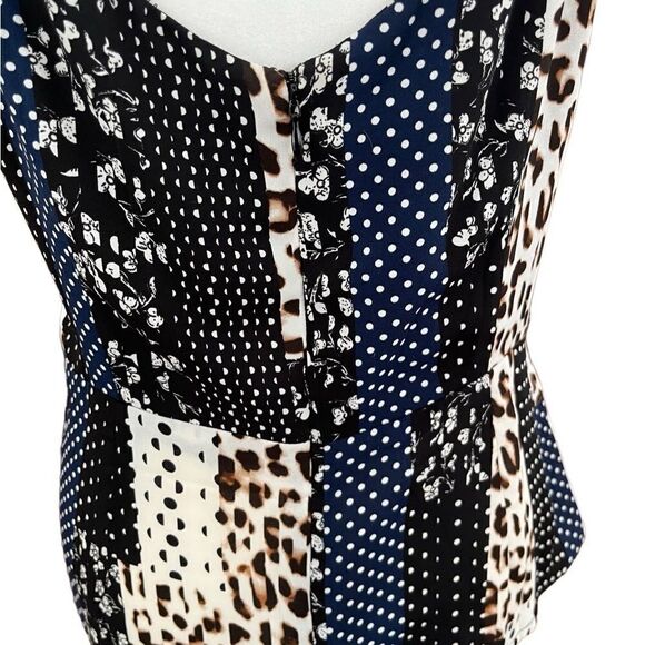 CAbi Style 3787 Crossover Cami, Animal Print, Size 6. - Picture 5 of 8